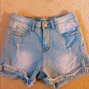 Denim shorts!